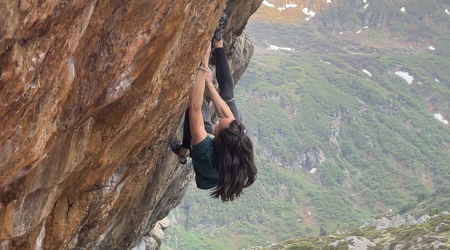 Alizée Dufraisse, Highlander 8B+: A Dream in the Swiss Alps 